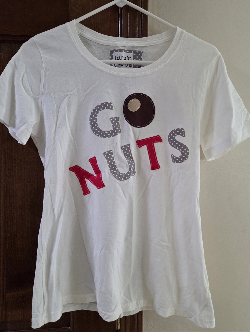 Ohio State, "Go Nuts" White Handsewn Tee, M